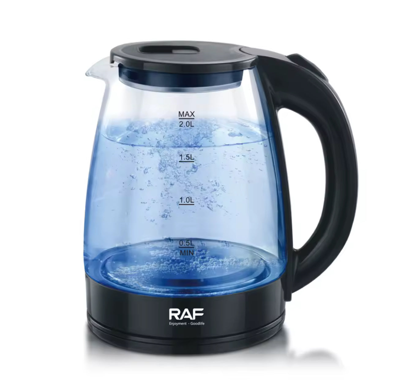 Raf Glass 2Litre Electric Kettle Heater R7865