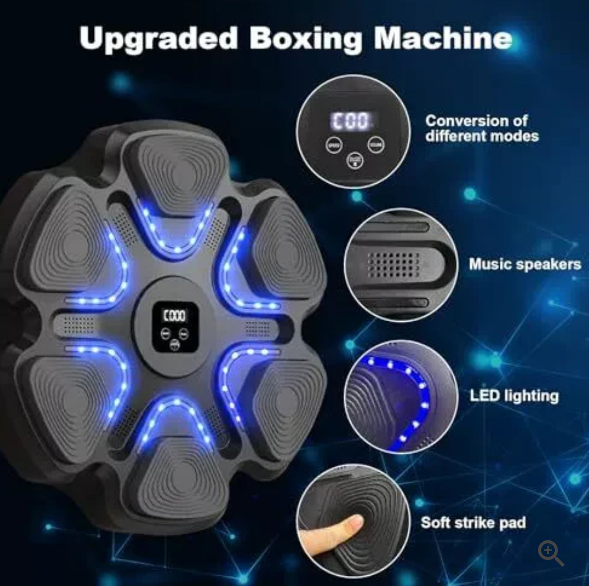 Smart Musical Boxing Machine BT Wall-Mounted Boxing Target