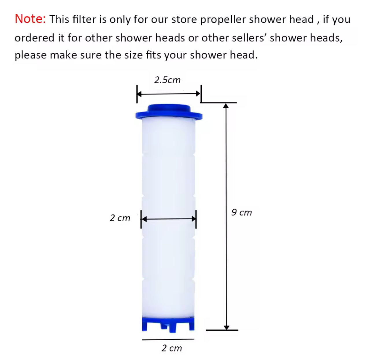 Shower Head High Pressure With Filter