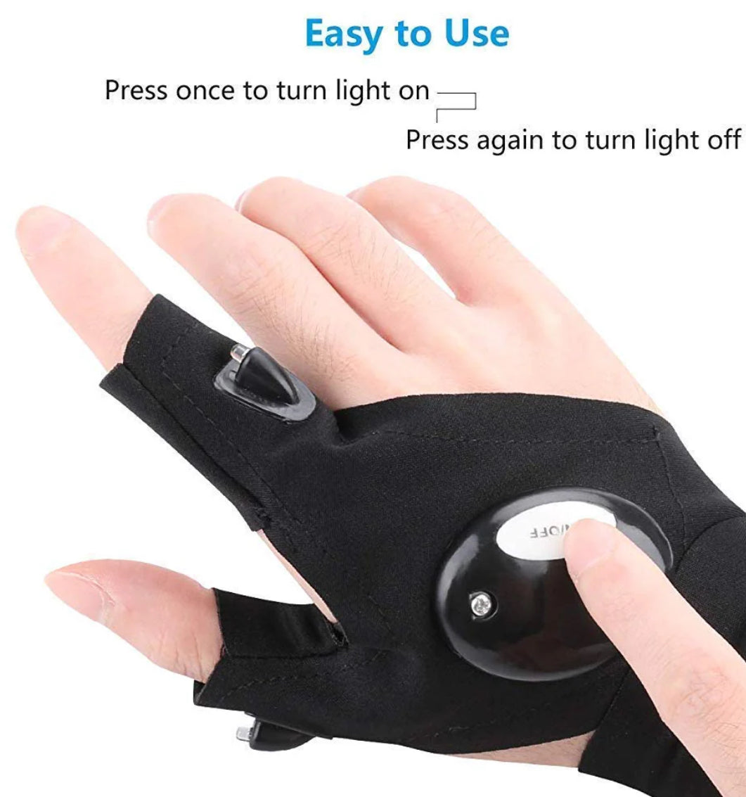 GloveLite Flashlight Glove Finger LED Light