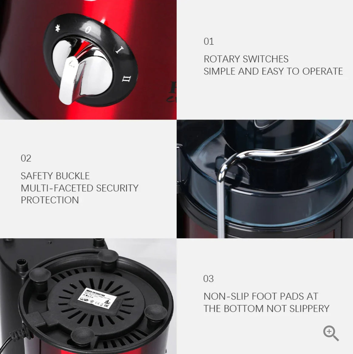 Juice Extractor Machine RAF R2852 800W 0.6L