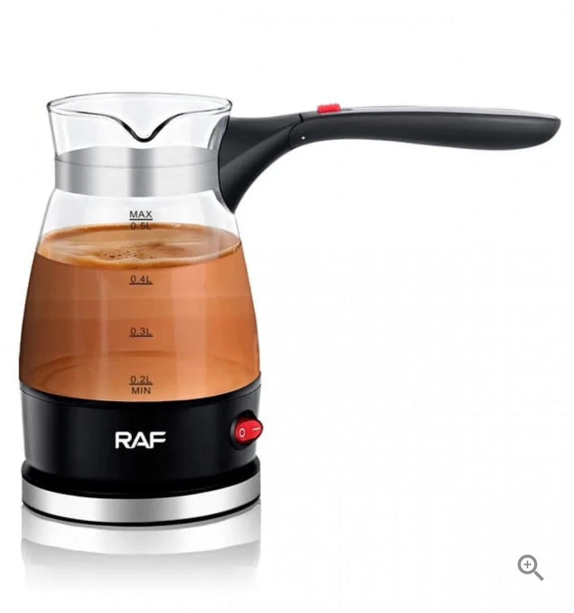 Raf Glass Coffee Pot Maker Heater Kettle 600W & 500ML R128