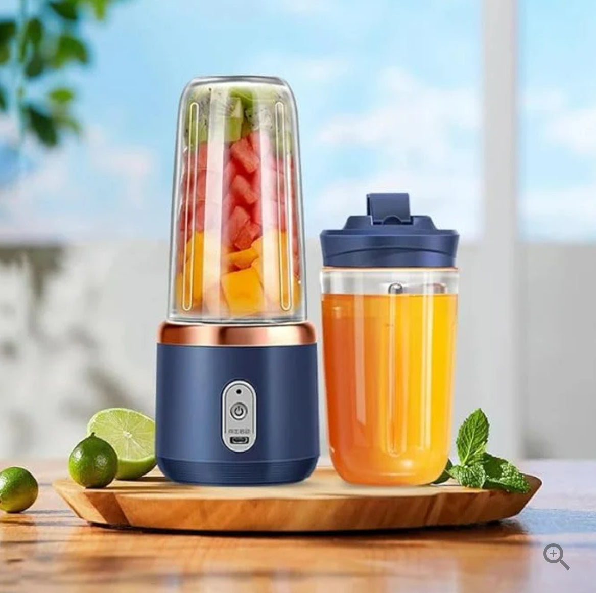 Electric Small Portable Blender & Juicer for Home, 300 ml