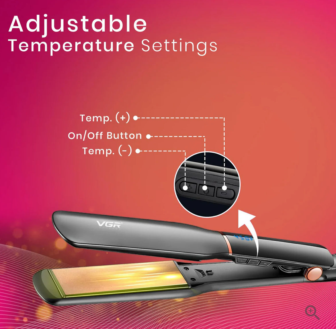 VGR V519 Professional Hair Straightener