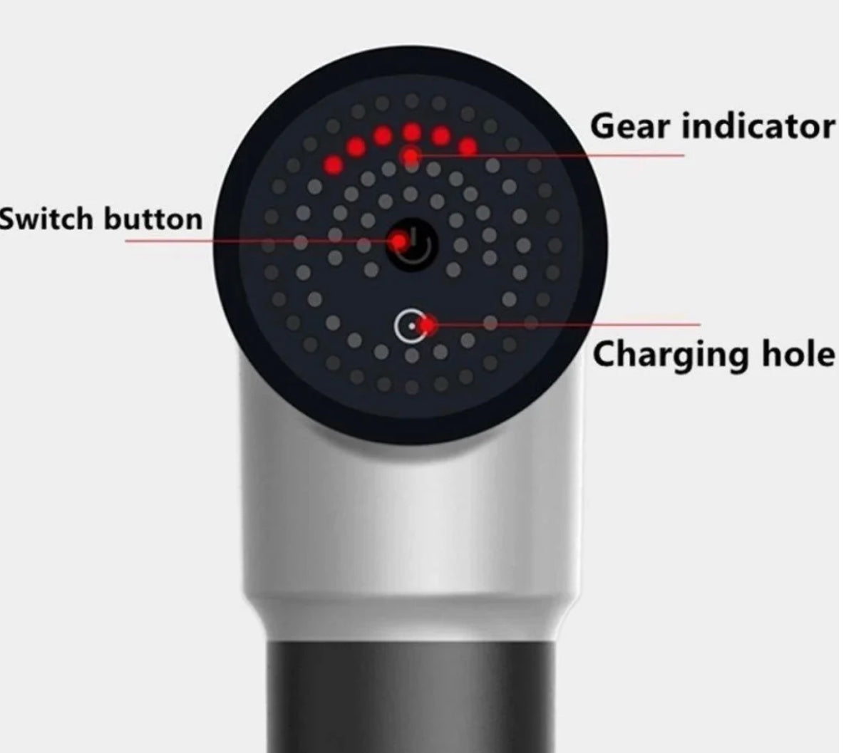 6 Levels Massage Gun