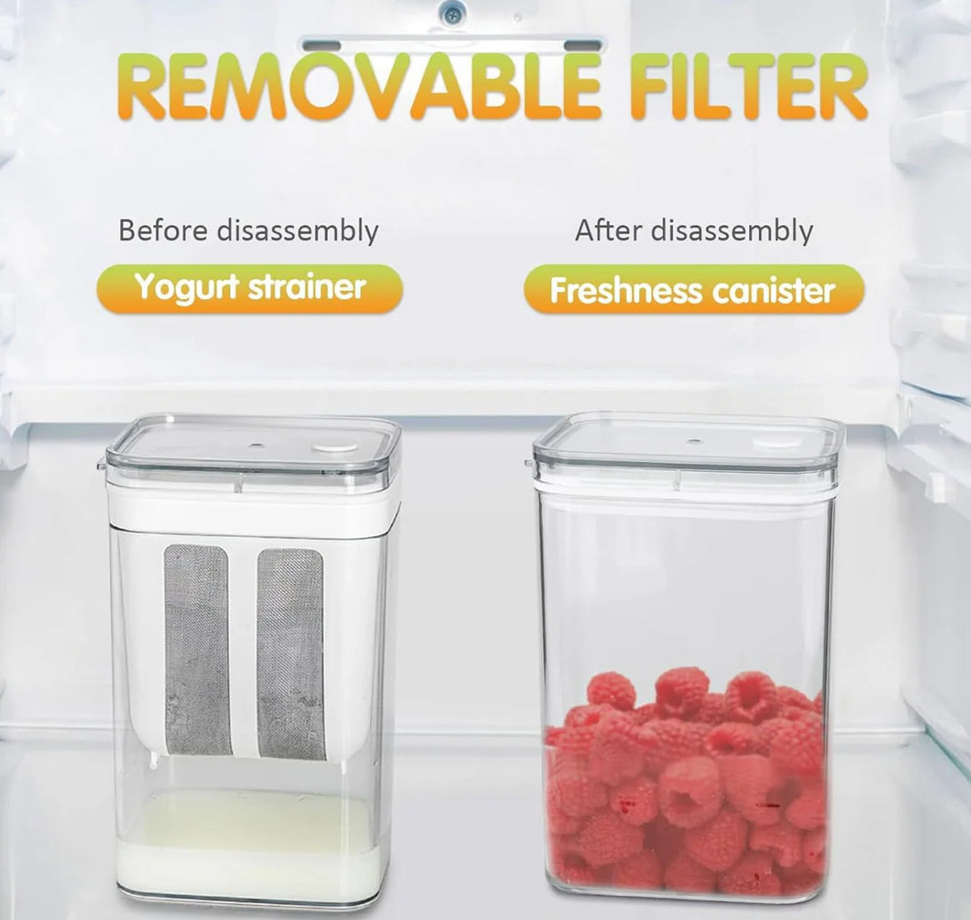 Greek Yogurt Strainer 1100ml – Multi-Purpose Yogurt Maker