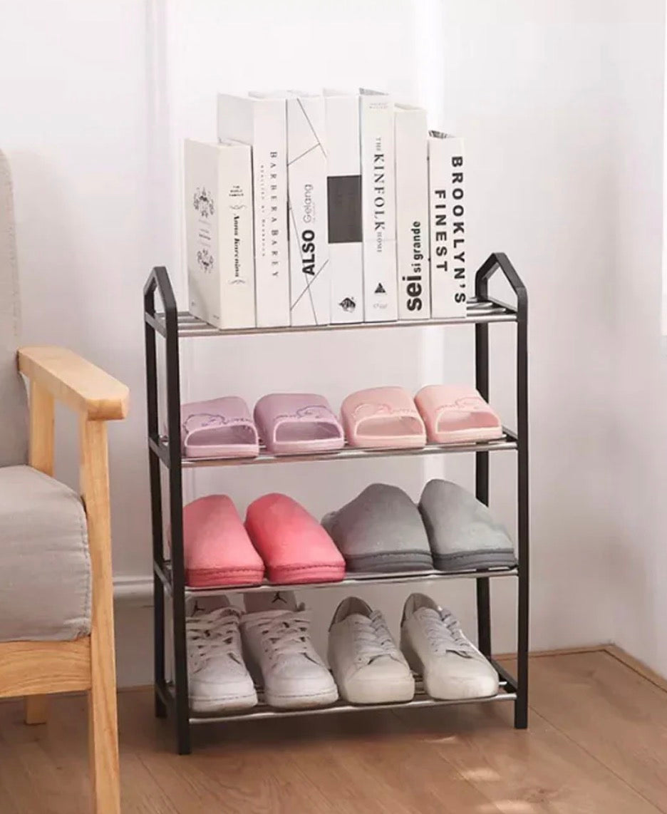 4 Layer Shoe Stand Stackable Shoe Rack