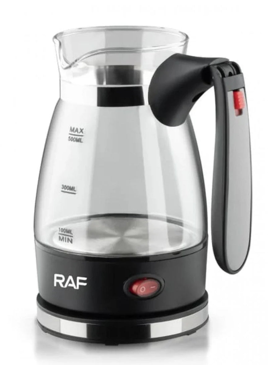 Raf Glass Coffee Pot Maker Heater Kettle 600W & 500ML R128