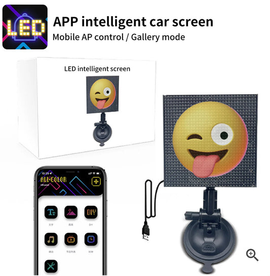 Car LED Smart Screen APP Control Full Color LED Screen Panel