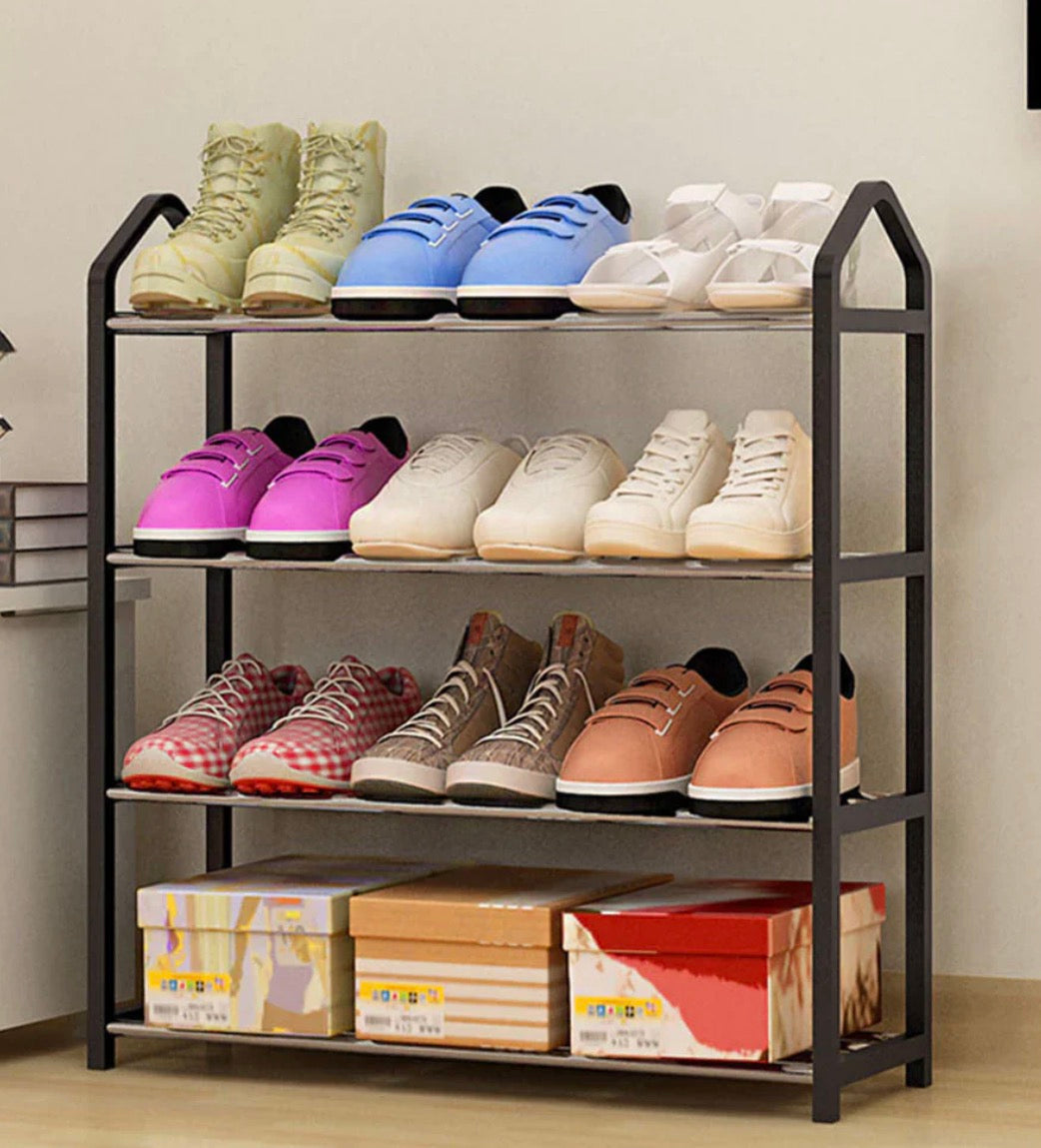 4 Layer Shoe Stand Stackable Shoe Rack