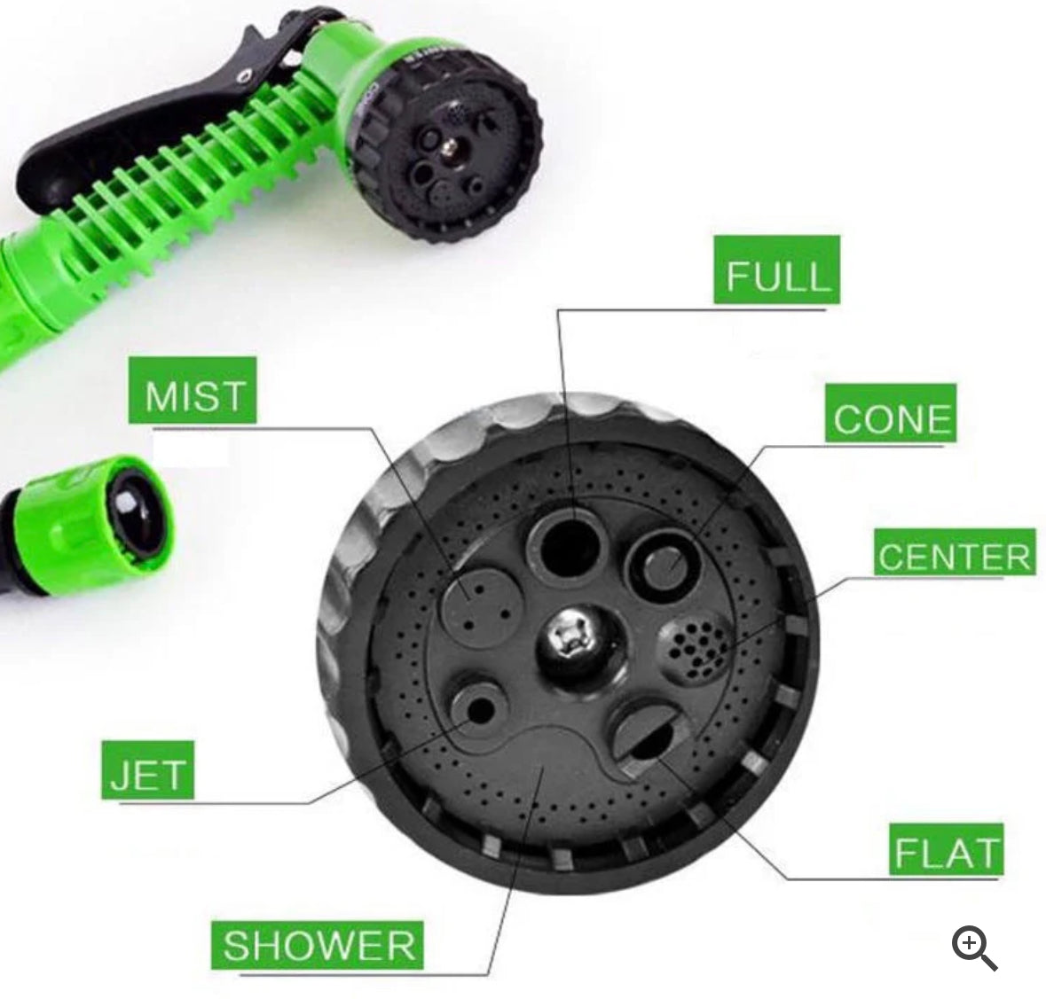 Expandable Garden Magic Hose Water Spray Pressure