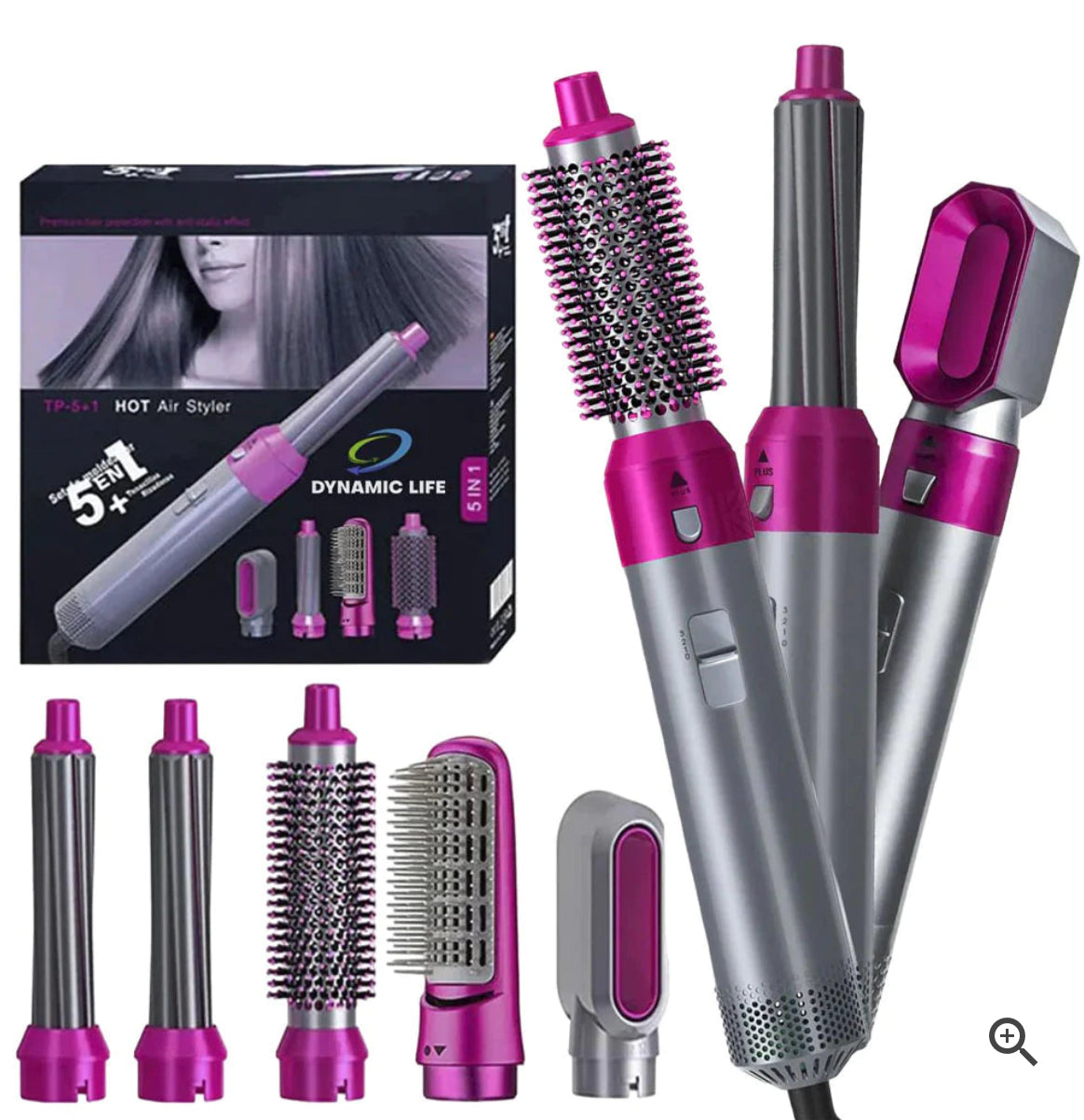 5 In 1 Hot Air Styler Hair Straightener