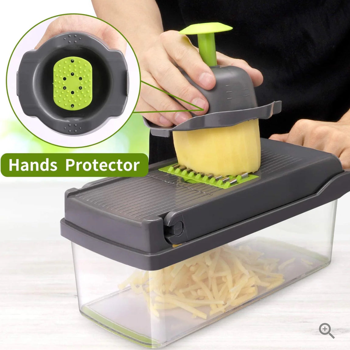 14 PCS Multifunctional Vegetable Cutter Food Cutter Potato Cutter, Egg Separator Slicer