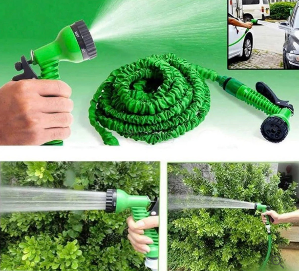 Expandable Garden Magic Hose Water Spray Pressure