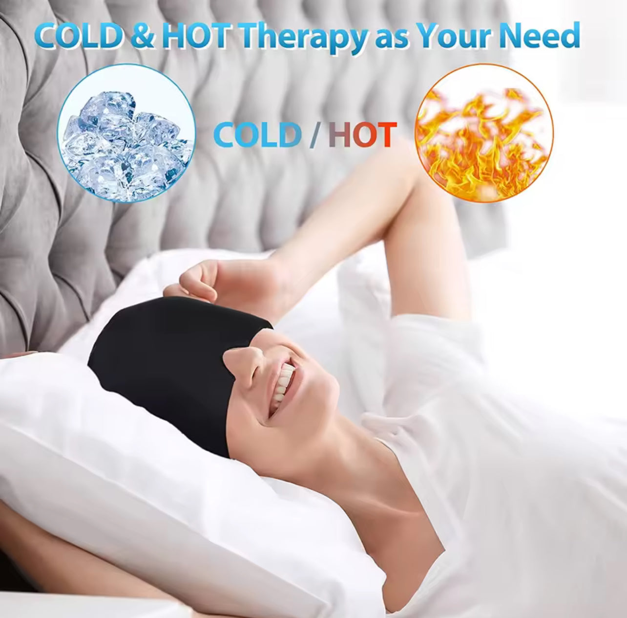 Headband Migraine Relief Cap