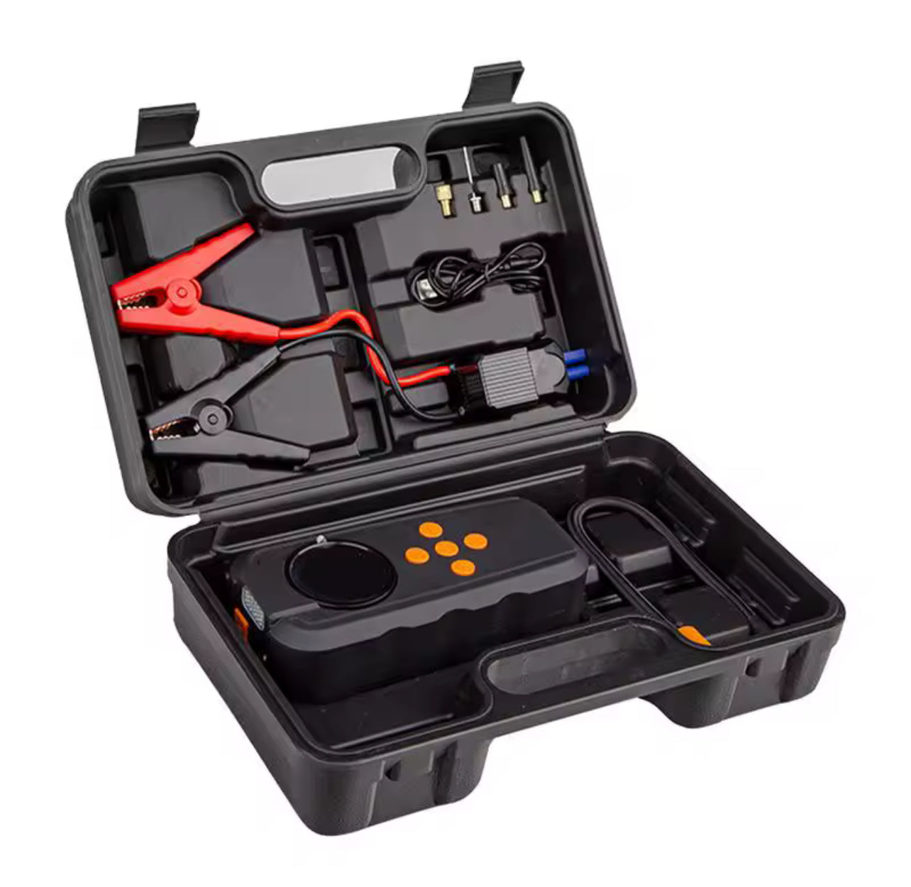 Smart Car Jump Starter and Air Compressor 150PSI Booster Charger 1000A Starting Light Car Air Pump Device with LED Light