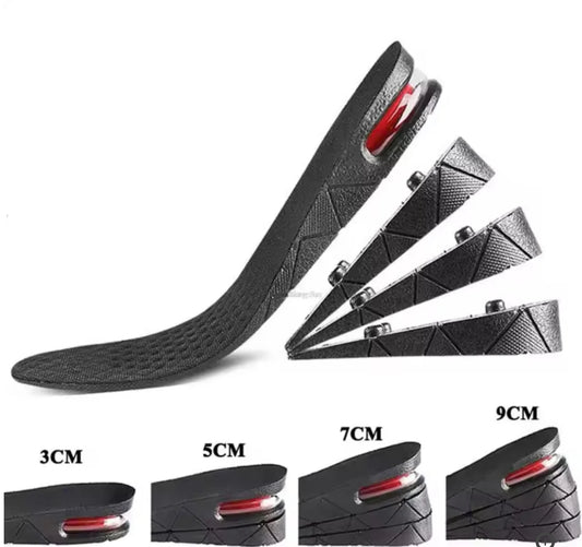 Foot Height Increase Insole With Air Cushion Adjustable Shoe