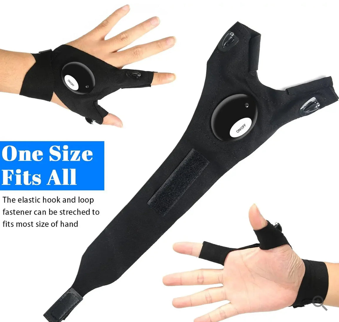GloveLite Flashlight Glove Finger LED Light