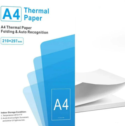 A4 Thermal Paper – 100 Sheets