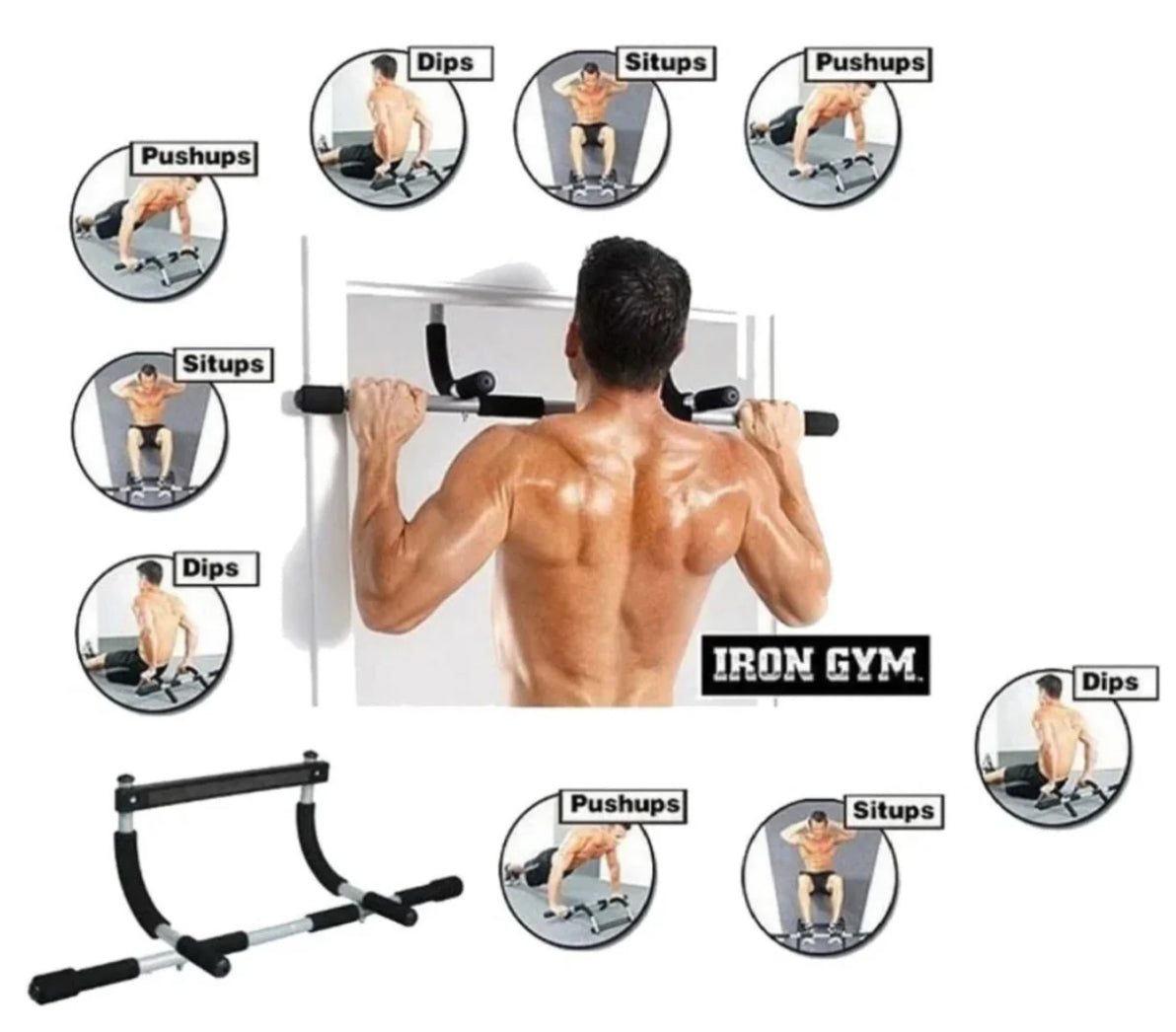 Door Pull Up Bar Iron Gym