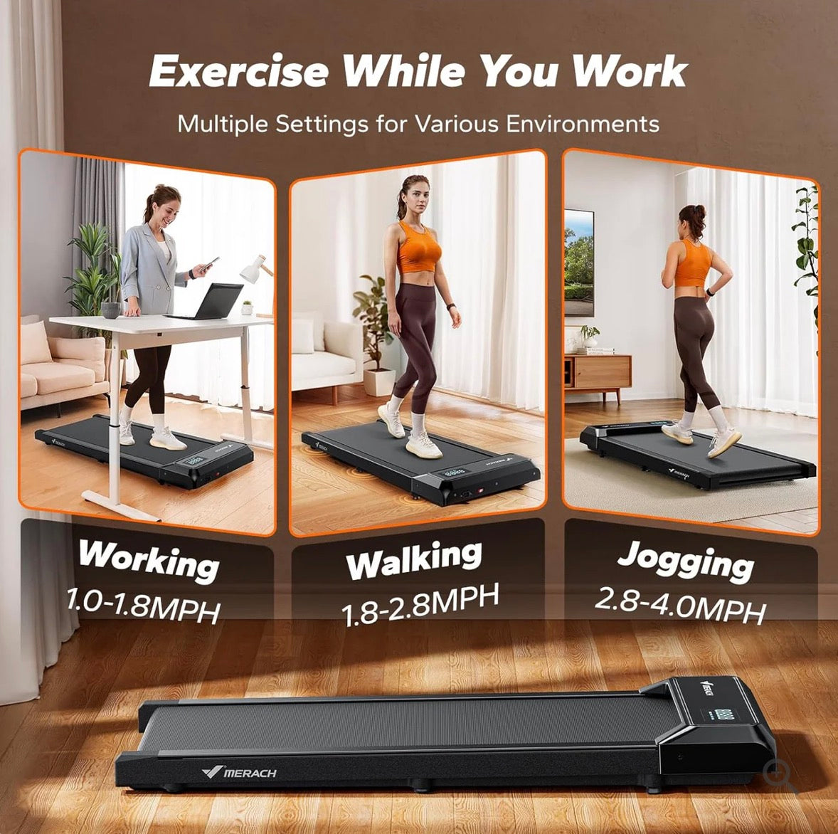 WALKING & RUNNING PAD TREADMILL