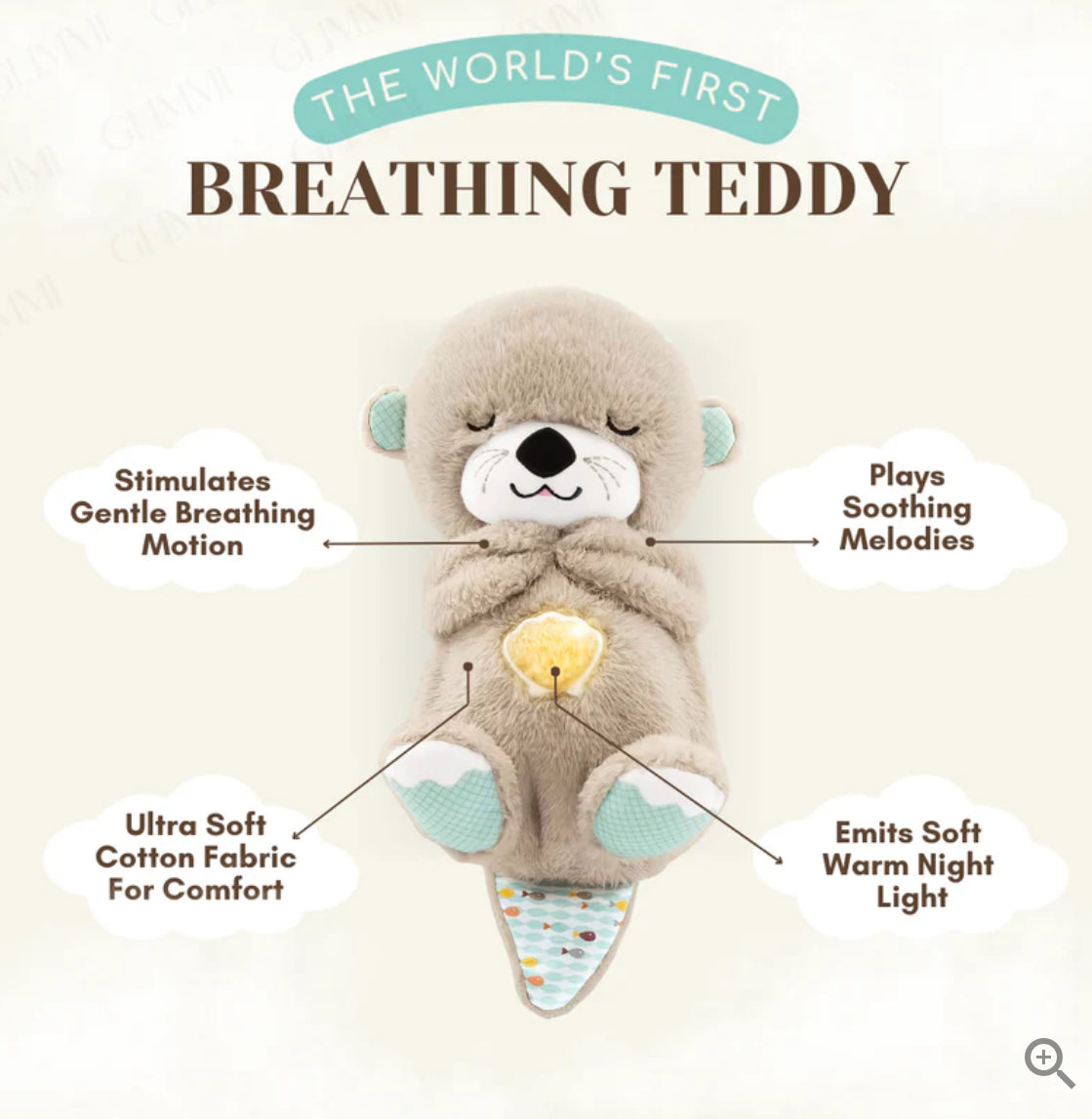 Cuddle Breathing Teddy Bear