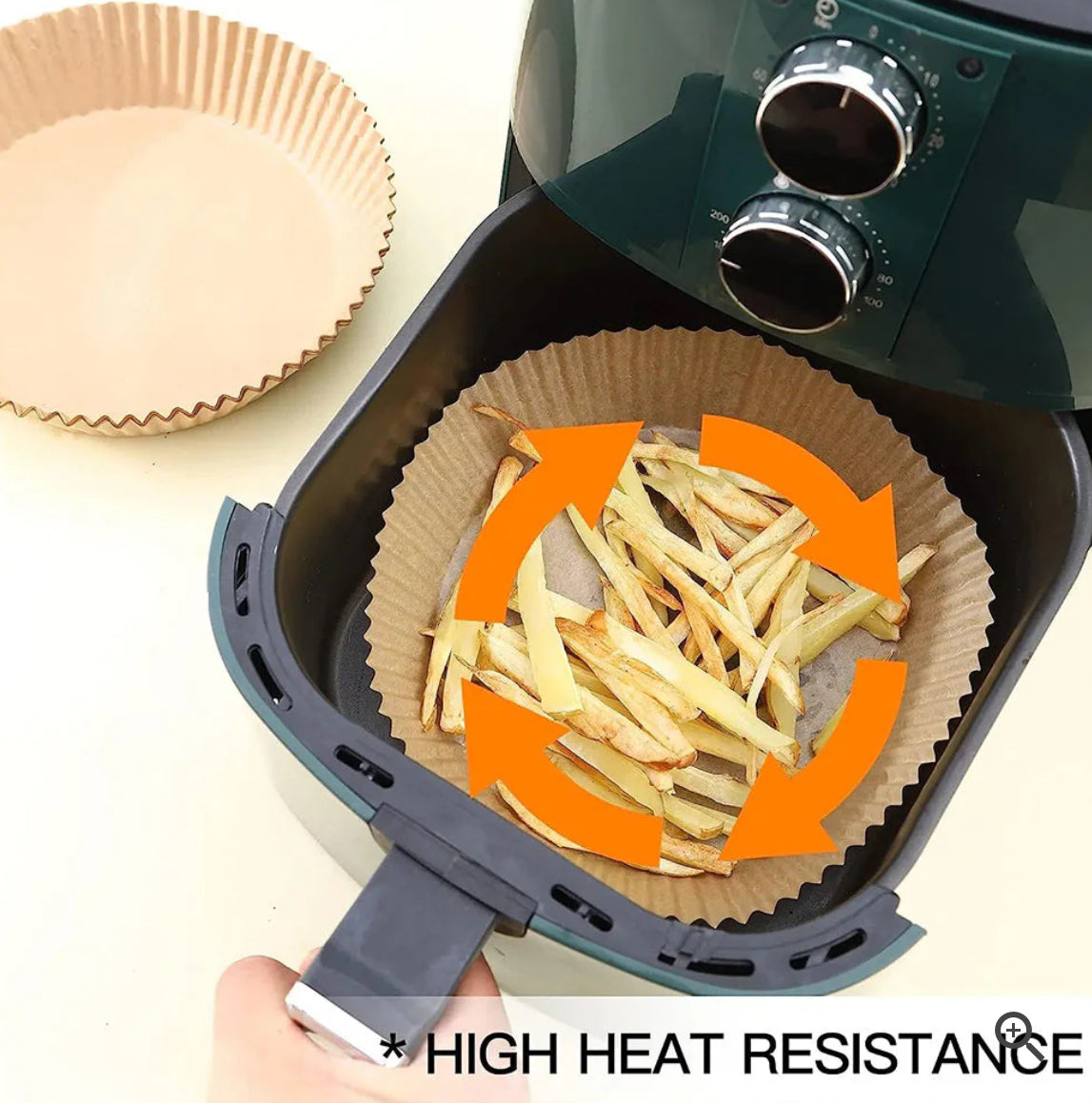 Air Fryer Liners Disposable Paper 50 Pcs