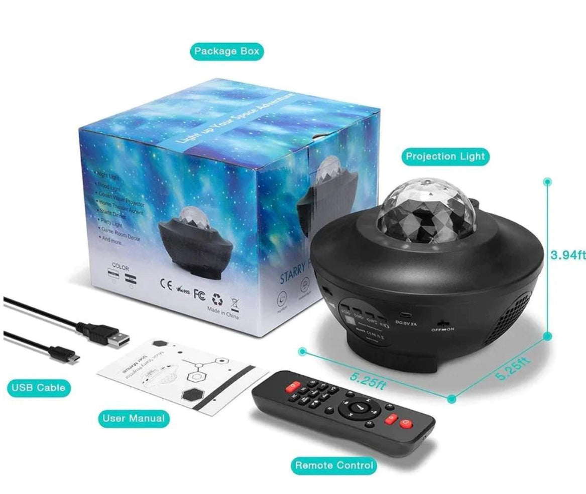 Galaxy Projector With Speaker